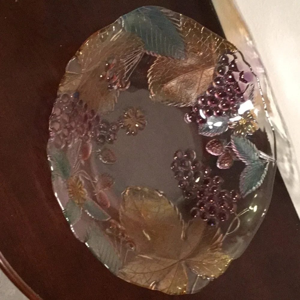 Cornucopia SAVOIR VIVRE CRYSTAL 13”OVAL‎ FRUITS BOWL